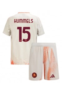 Fotbalové Dres AS Roma Mats Hummels #15 Dětské Venkovní Oblečení 2024-25 Krátký Rukáv (+ trenýrky)